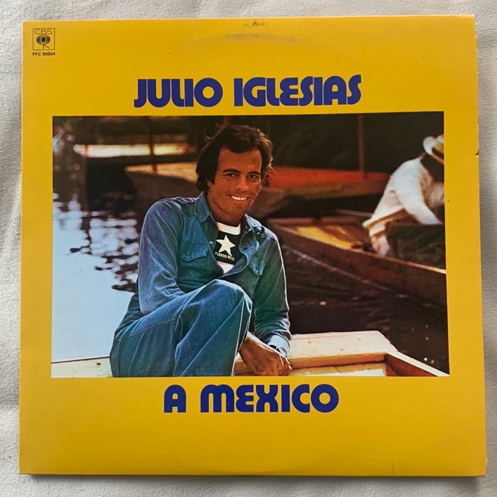 Julio Iglesias A Mexico 1978 Original Vinyl Record